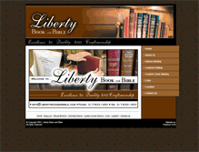 Tablet Screenshot of libertybookandbible.com